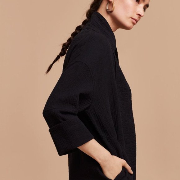 ARITZIA Wilfred Black Lenglen Kimono Jacket - Picture 3 of 6